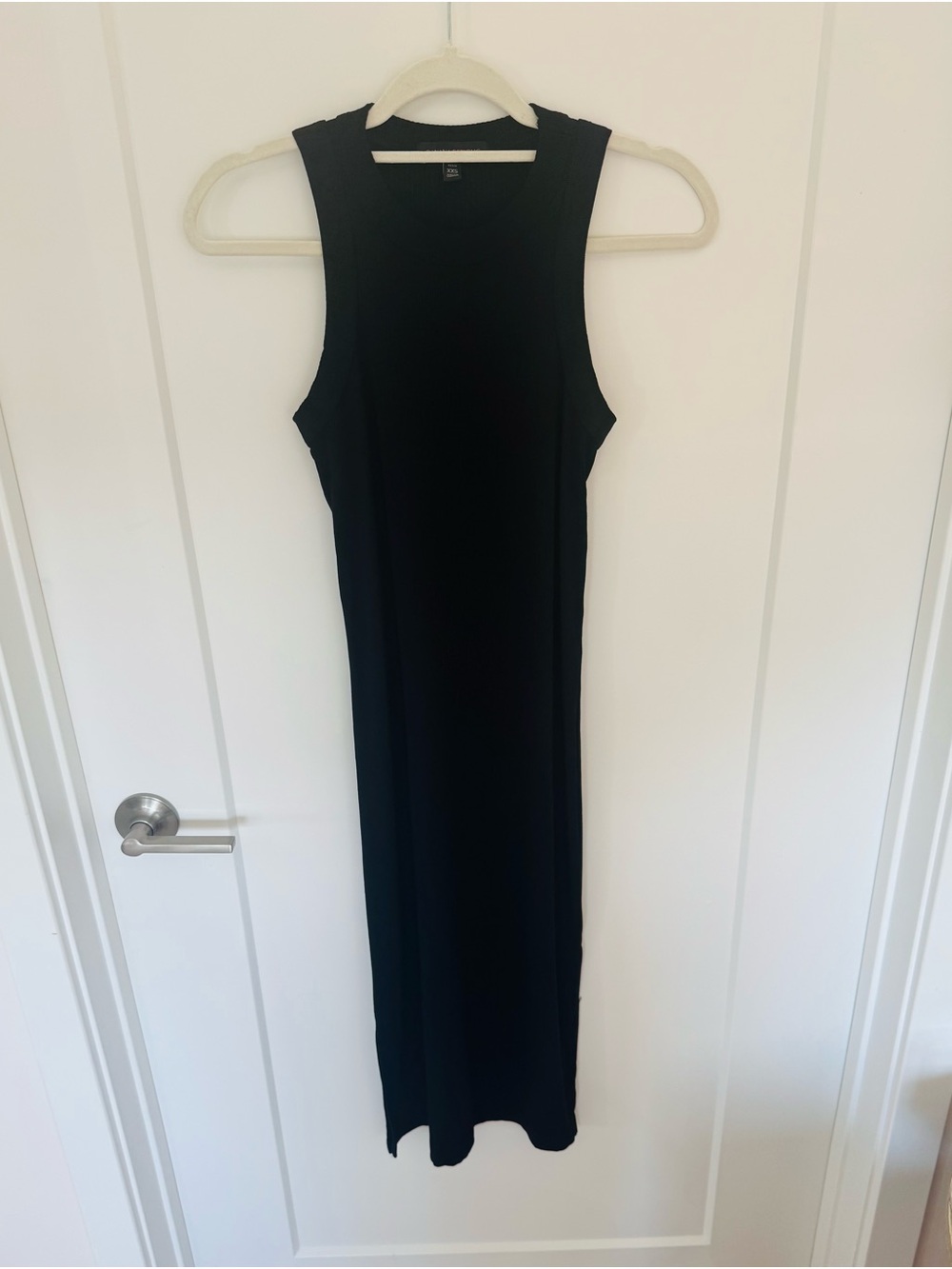 Banana Republic Black Sleeveless Midi Dress XXSP